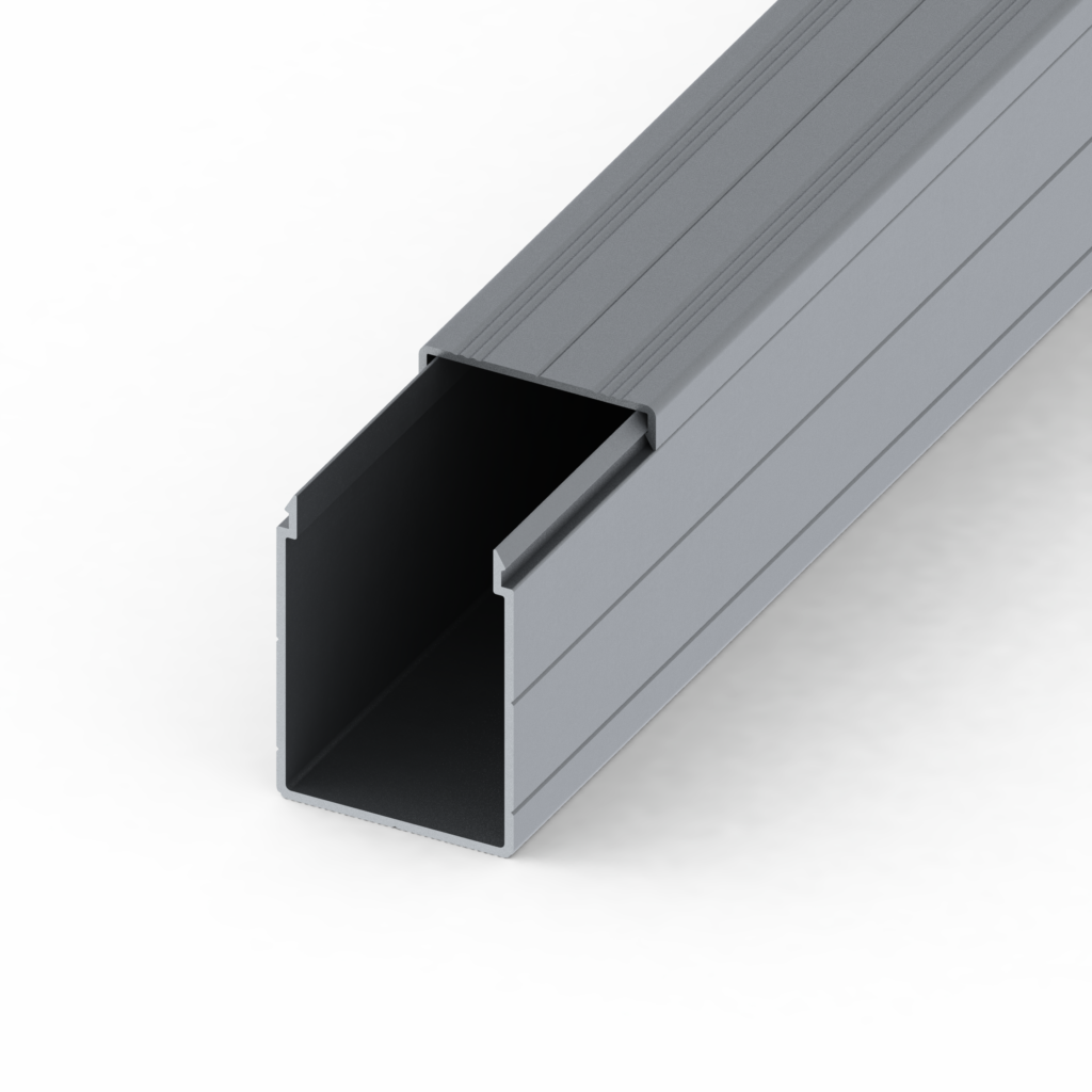 JSM A60A Cable duct 44x60mm - QuickGuard Aluminium system